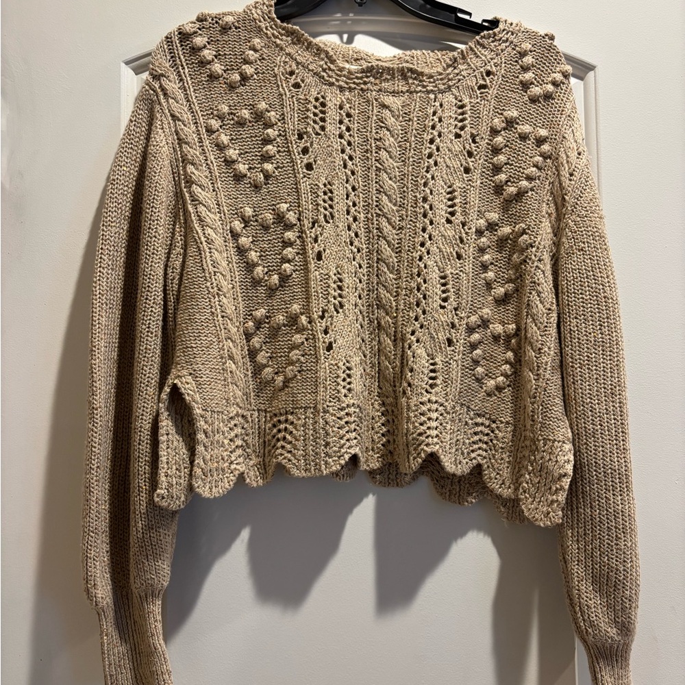 Loveshackfancy Beige Sequined Throughout Embroide… - image 3